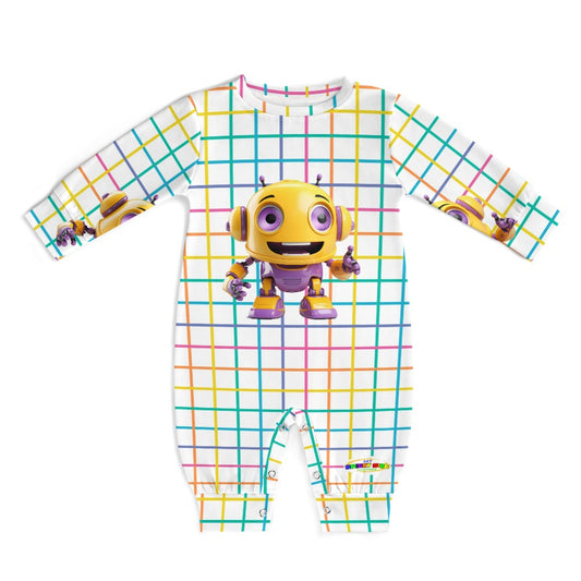 Cute Silly Robot Baby Romper--My Bright Side Clothing