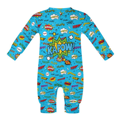 Superhero Theme Baby Romper-My Bright Side Clothing