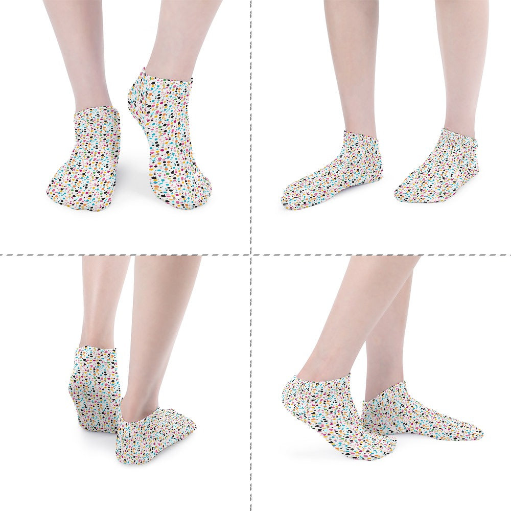 Rainbow Polkadot Pattern Children's Comfortable Socks -5 Pairs -MyBrightSideClothing