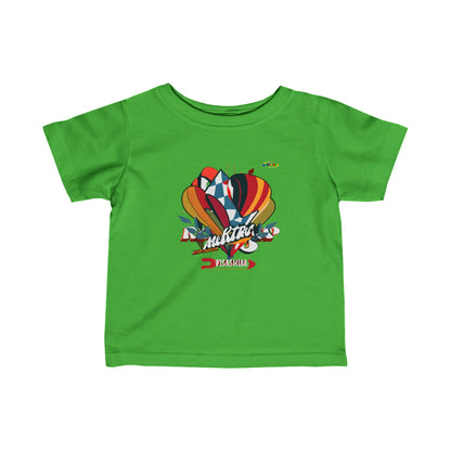 Cute Colourful Racing Logo Infant Fine Jersey Tee-My Bright Side Clothing