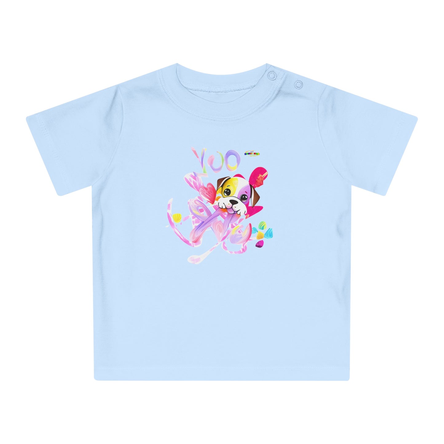 Cute Puppy Love Graphic Baby -Shirt-My Bright Side Clothing