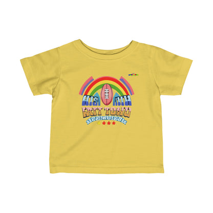 Cute Colourful Football Logo Infant Fine Jersey Tee--MyBrightSideClothing