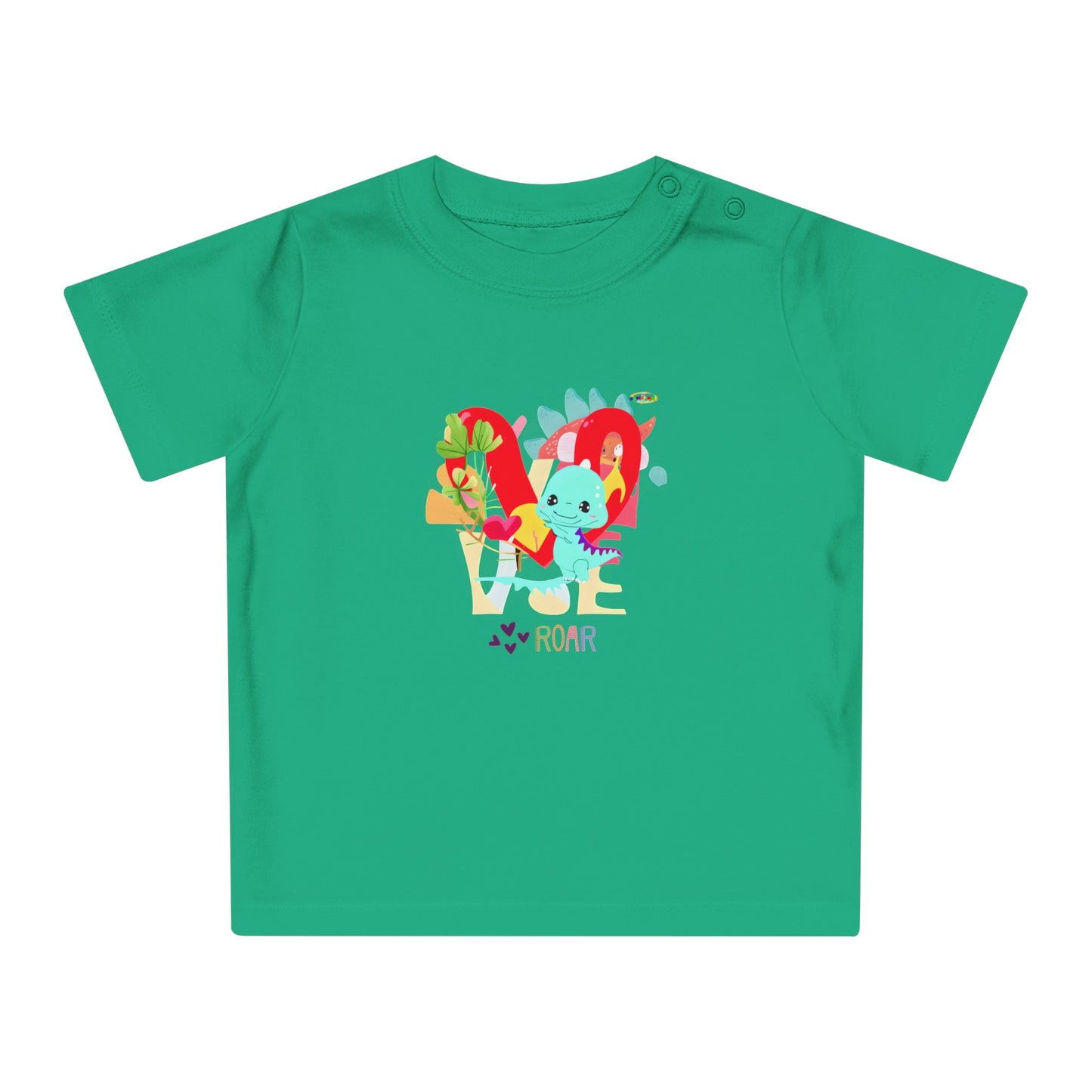 Cute roar-ing love baby dino graphic Baby T-Shirt--My Bright Side Clothing