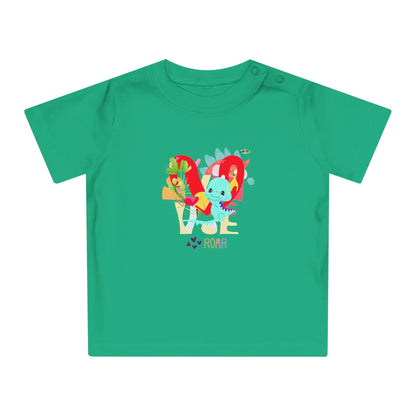 Cute roar-ing love baby dino graphic Baby T-Shirt--My Bright Side Clothing