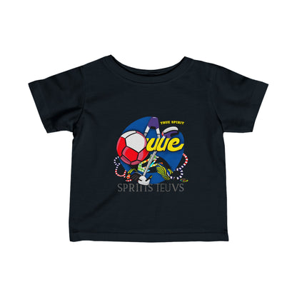 True Spirit Cute Sports Logo Infant Fine Jersey Tee--My Bright Side Clothing