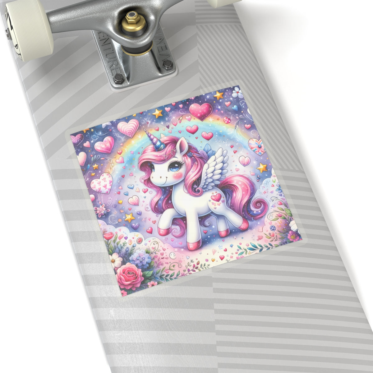 Magical Unicorn Love Kiss-Cut Sticker-My Bright Side Clothing