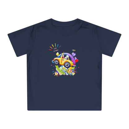 Cute Lets Cruise Car Graphic Baby T-Shirt-My Bright Side Clothing