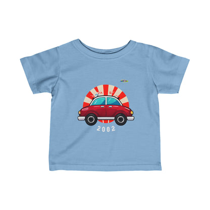 Cute Retro Classic Car Infant Fine Jersey Tee-My Bright Side Clothing