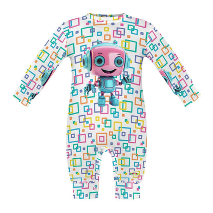 Cute Robot Baby Romper-My Bright Side Clothing