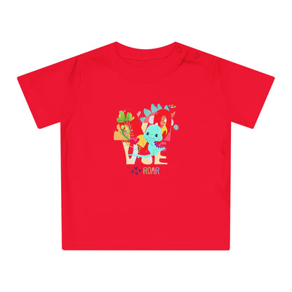 Cute roar-ing love baby dino graphic Baby T-Shirt--My Bright Side Clothing