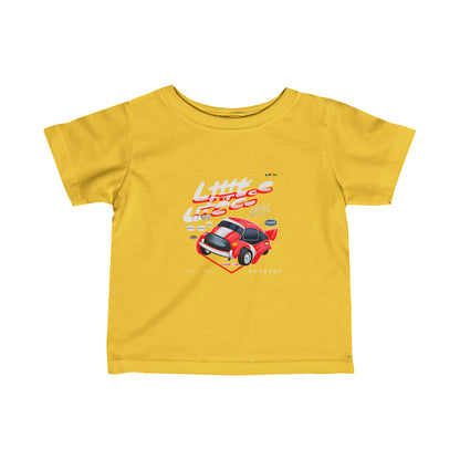 Little race car logo Infant Fine Jersey Tee-My Bright Side Clothing