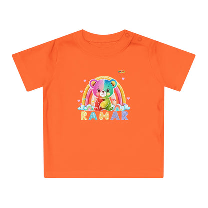 Cute Rainbow Teddy Bear Baby T-Shirt--My Bright Side Clothing