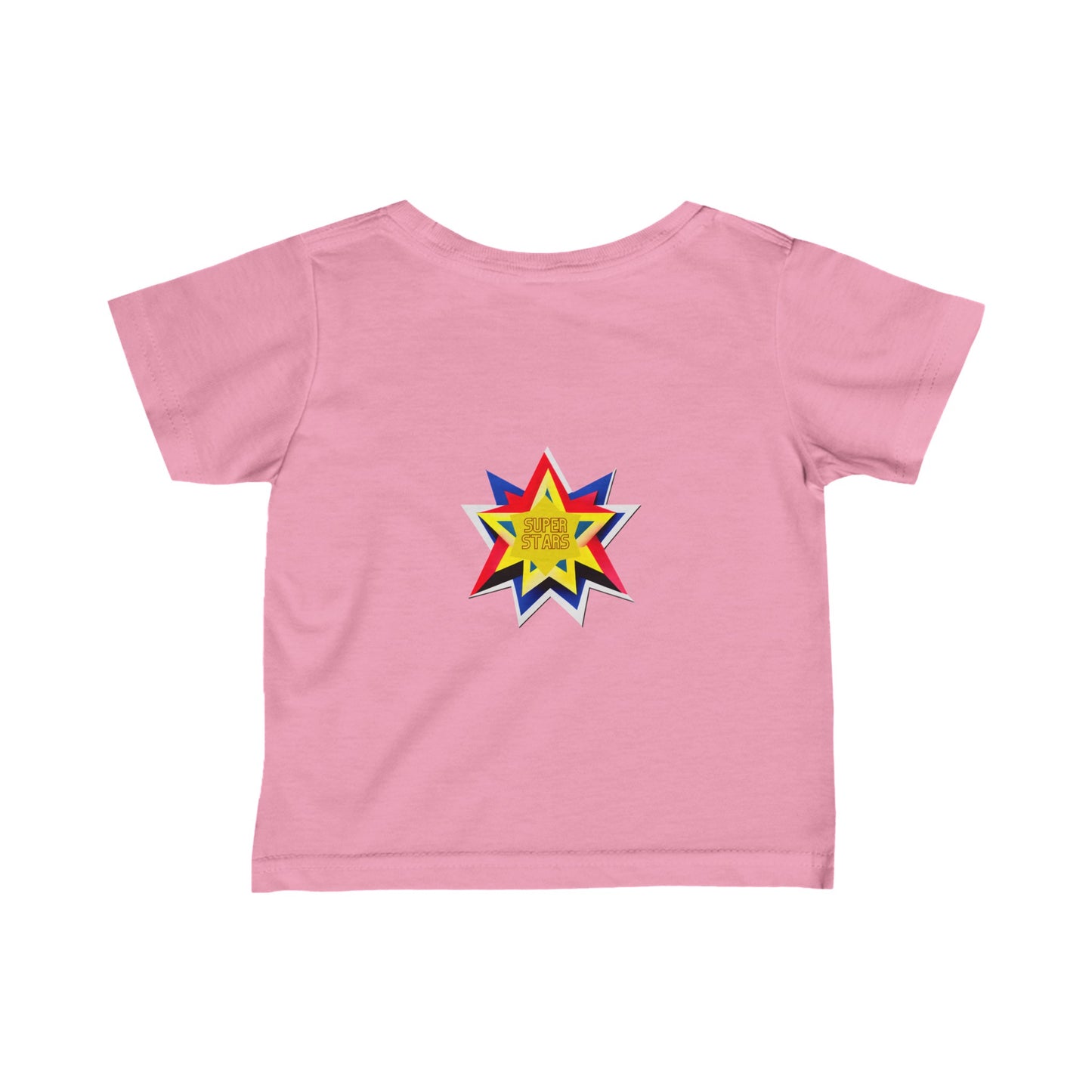 Cute Super Hero Super Stars Logo infant Fine Jersey Tee-My Bright Side Clothing