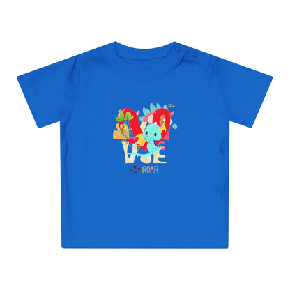 Cute roar-ing love baby dino graphic Baby T-Shirt--My Bright Side Clothing