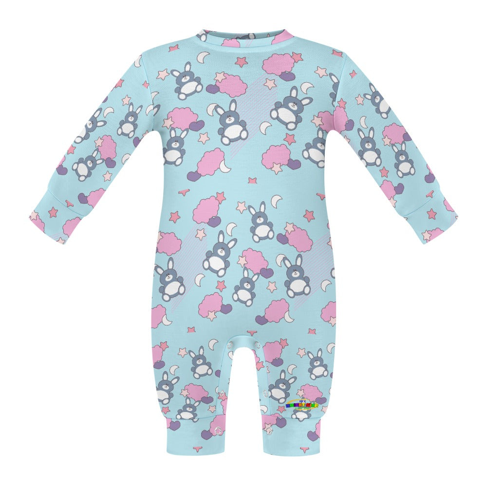 Cute Bunny Pattern Baby Romper-My Bright Side Clothing