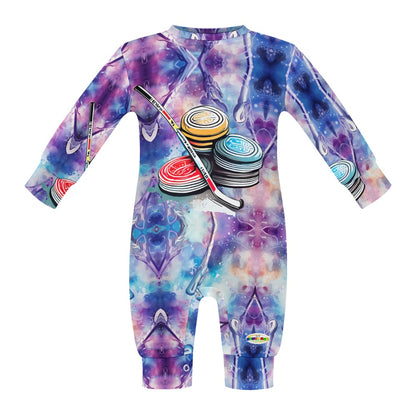 Hockey Theme Baby Romper-My Bright Side Clothing