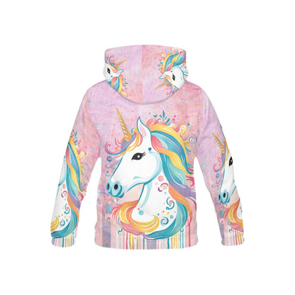 Beautiful Pastel Rainbow Unicorn Children's Hoodie -My Bright Side Clothing