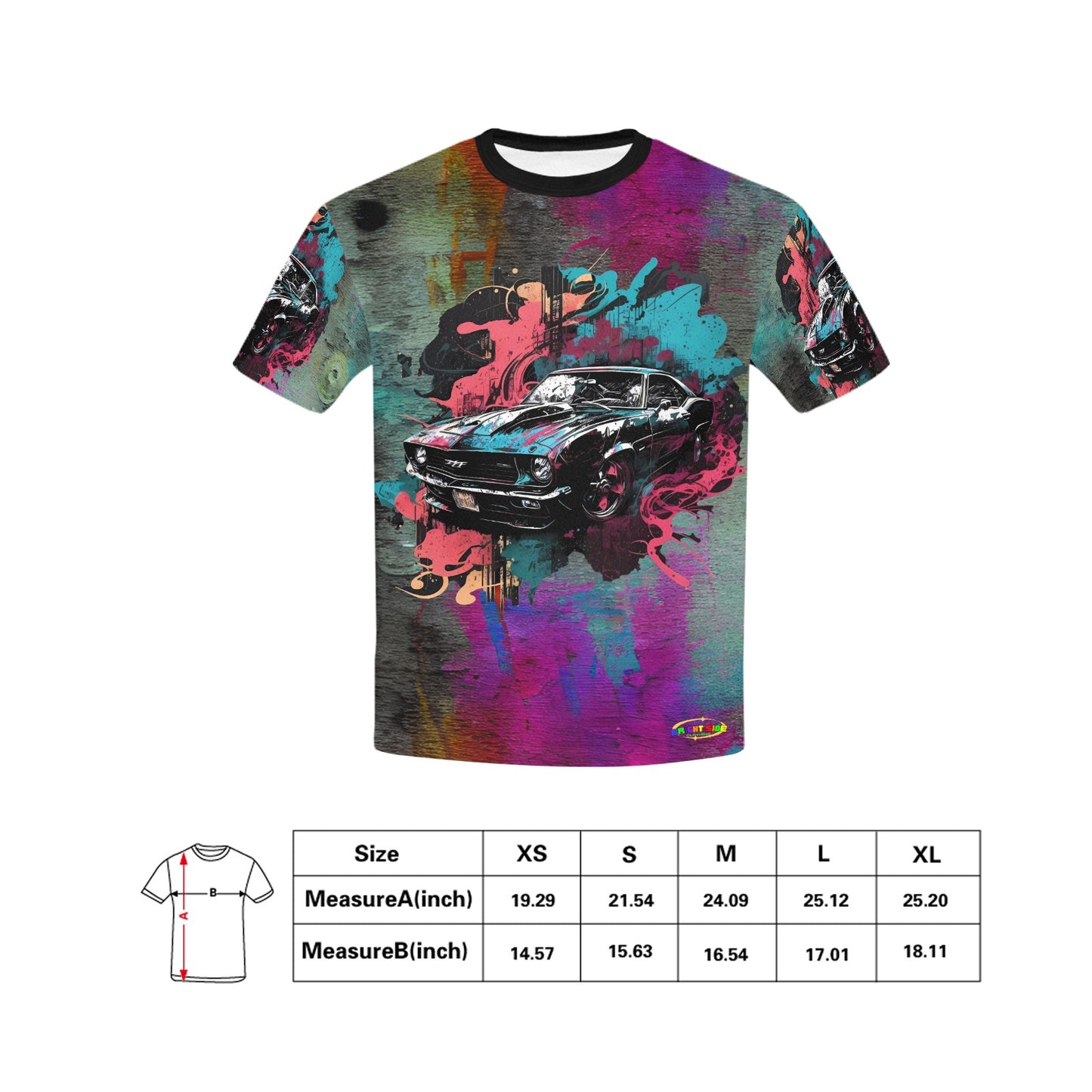 Vintage Sports Racing Car Children's T'shirt -My Bright Side Clothing