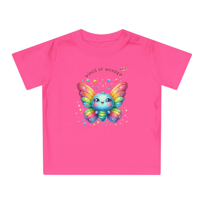 Cute Rainbow Baby Butterfly Graphic Baby T-Shirt--My Bright Side Clothing