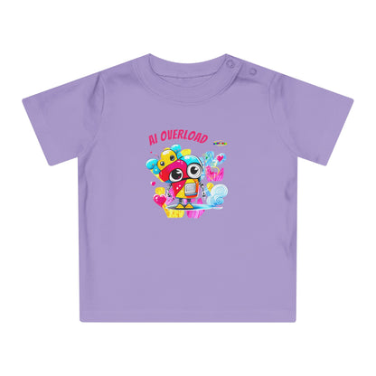 Cute Rainbow baby Robot Baby T-Shirt-My Bright Side Clothing