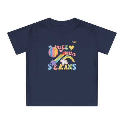 Groovy Rainbow Music Logo Baby T-Shirt--My Bright Side Clothing