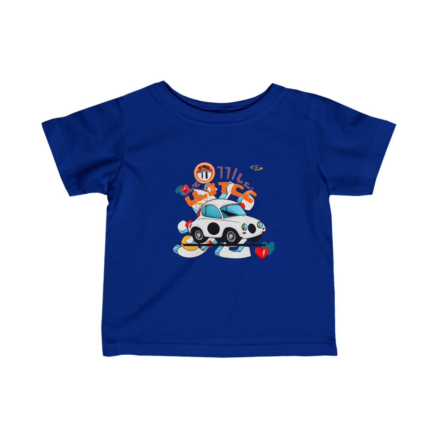 Cute Little Car Logo Infant Fine Jersey Tee-My Bright Side Clothing