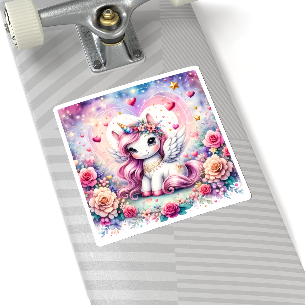 Magical Unicorn Love Kiss-Cut Sticker-My Bright Side Clothing