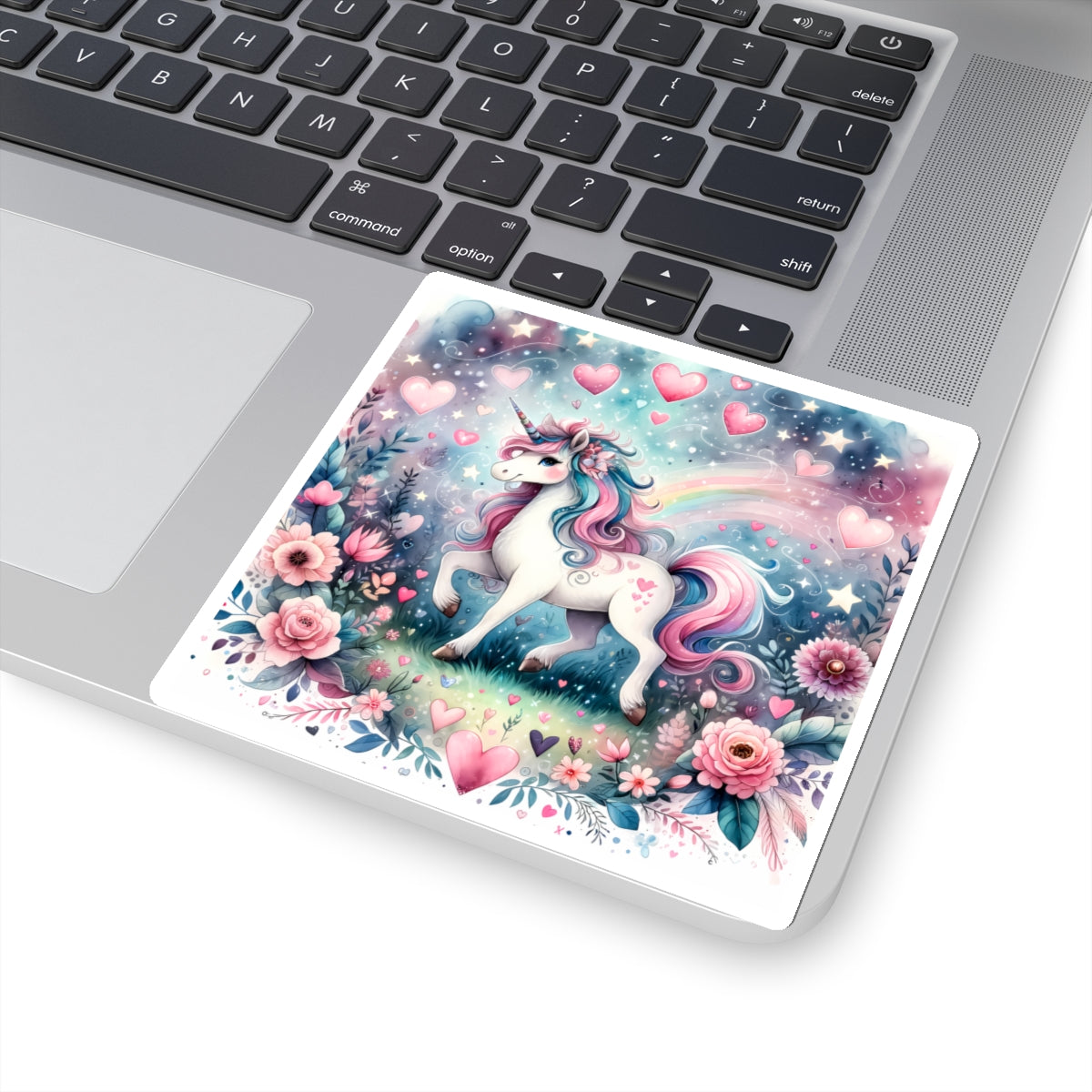 Magical Unicorn Love Kiss-Cut Sticker-My Bright Side Clothing