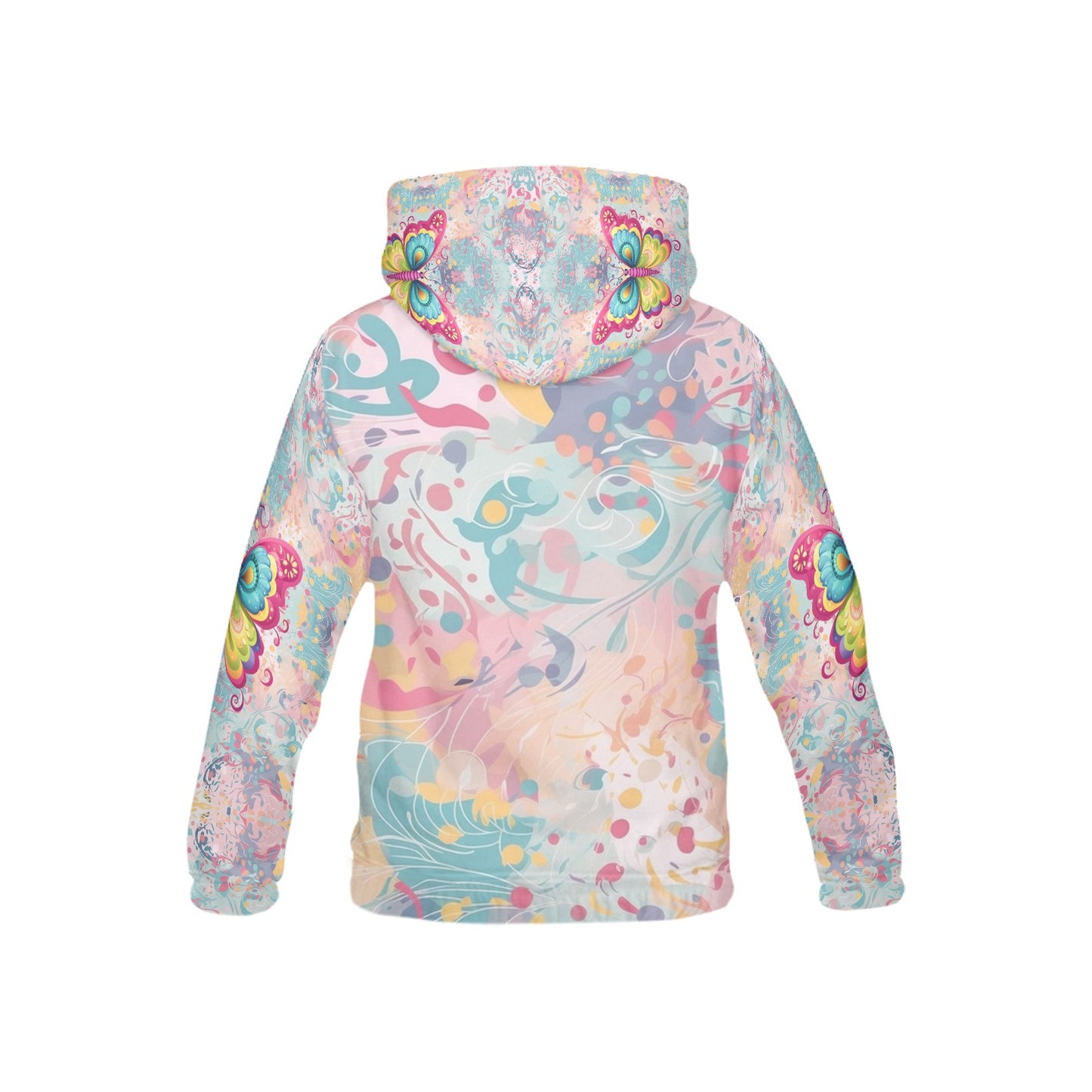 Beautiful Butterfly Abstract Children's Hoodie -My Bright Side Clothing