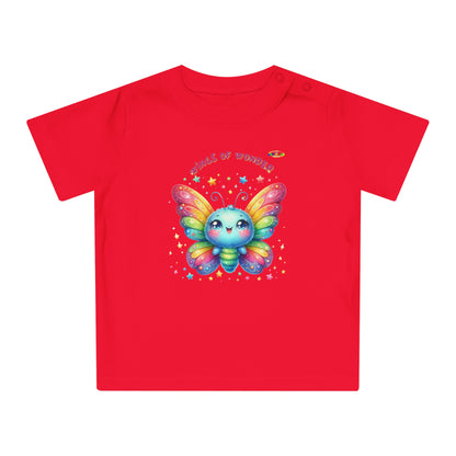 Cute Rainbow Baby Butterfly Graphic Baby T-Shirt--My Bright Side Clothing