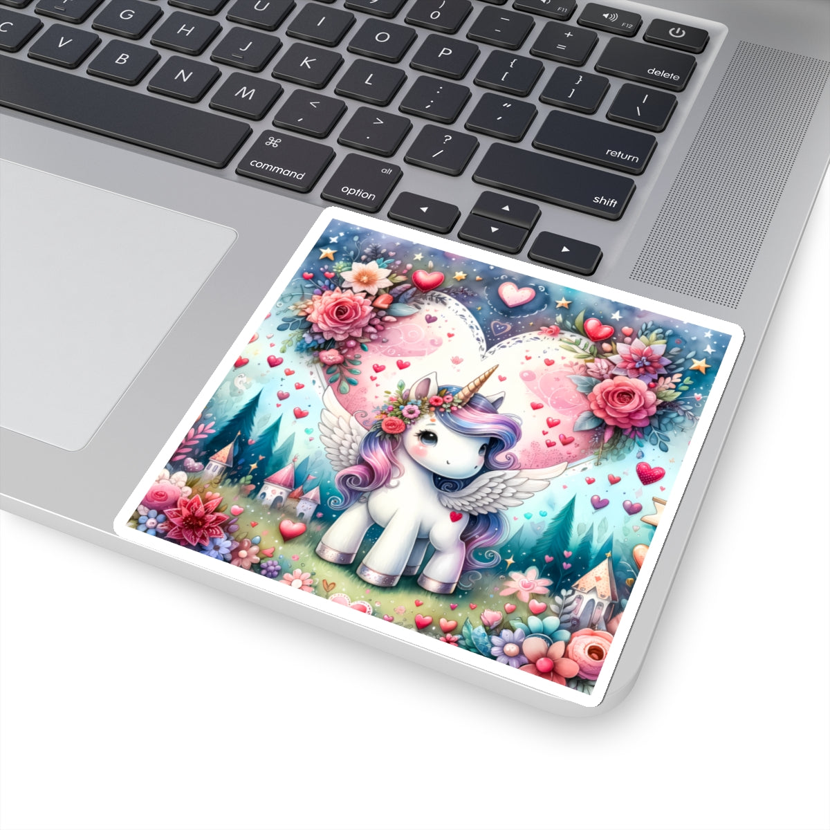 Magical Unicorn Love Kiss-Cut Sticker-My Bright Side Clothing