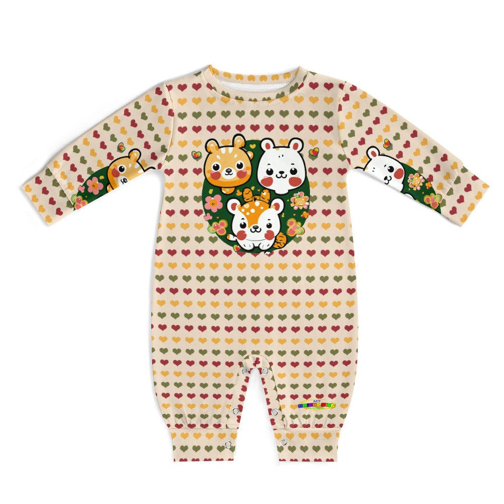 Cute Cartoon Animals Baby Romper-My Bright Side Clothing