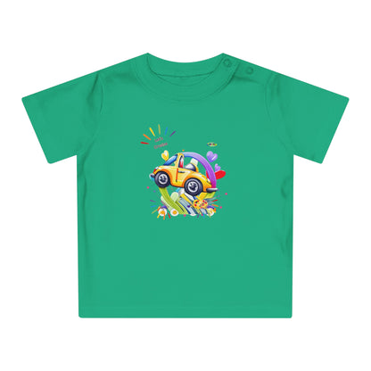 Cute Lets Cruise Car Graphic Baby T-Shirt-My Bright Side Clothing