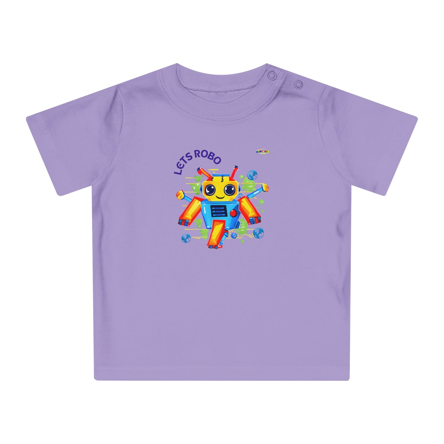 Cute Lets Little Dancing Robot Baby T-Shirt-My Bright Side Clothing