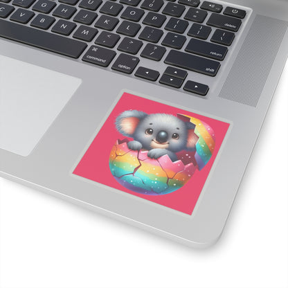 Cute and Sweet Little Kola Easter Egg -Kiss-Cut Sticker-My Bright Side Clothing