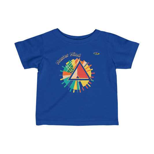 Master Mind Mindful leaning logo Infant Fine Jersey Tee--MyBrightSideClothing