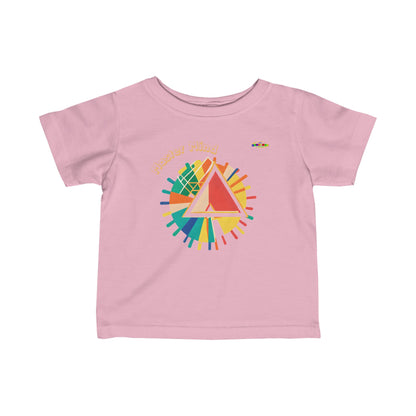 Master Mind Mindful leaning logo Infant Fine Jersey Tee--MyBrightSideClothing