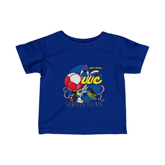 True Spirit Cute Sports Logo Infant Fine Jersey Tee--My Bright Side Clothing