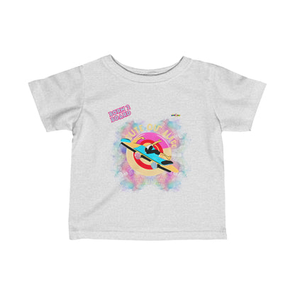 Cute Born 2 Board Pastel Skateboard  Graphic Infant Fine Jersey Tee-My Bright Side Clothing