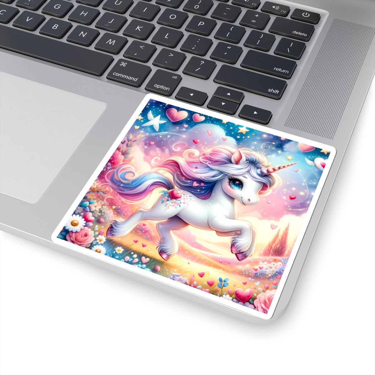 Magical Unicorn Love Kiss-Cut Sticker-My Bright Side Clothing