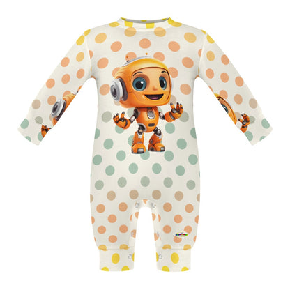 Cute Robot Baby Romper--My Bright Side Clothing