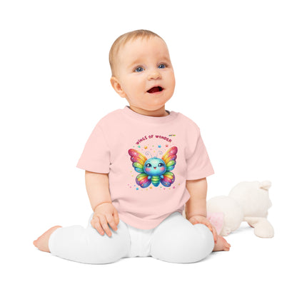 Cute Rainbow Baby Butterfly Graphic Baby T-Shirt--My Bright Side Clothing