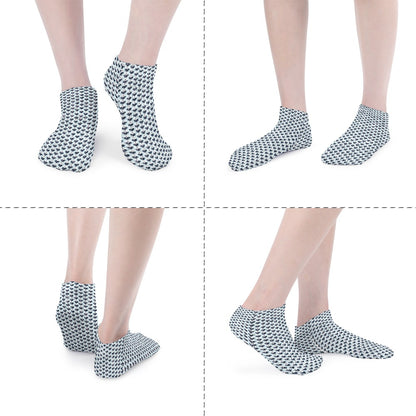 Blue Heart Pattern Children's Comfortable Socks -5 Pairs -MyBrightSideClothing