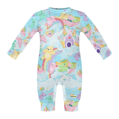 Cute Pastel Rainbow Bears Baby Romper- My Bright Side Clothing