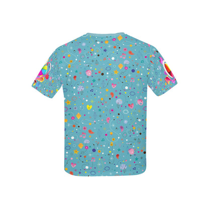 Pastel Heart Pattern Children's T-shirt -My Bright Side Clothing