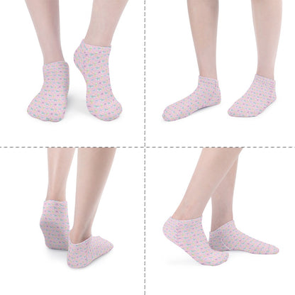 Beautiful Pastel pink Butterfly Pattern Children's Comfortable Socks -5 Pairs -MyBrightSideClothing