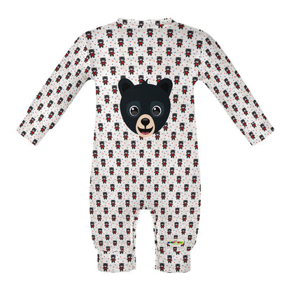 Cute Baby Black Bear Baby Romper-My Bright Side Clothing