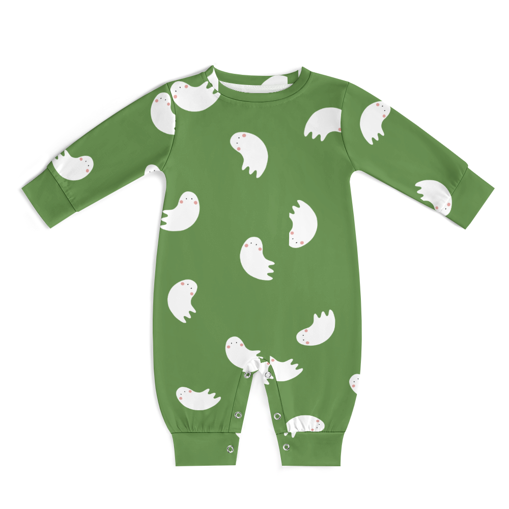 Baby romper Flying Ghosts Cute Halloween - Limited Edition