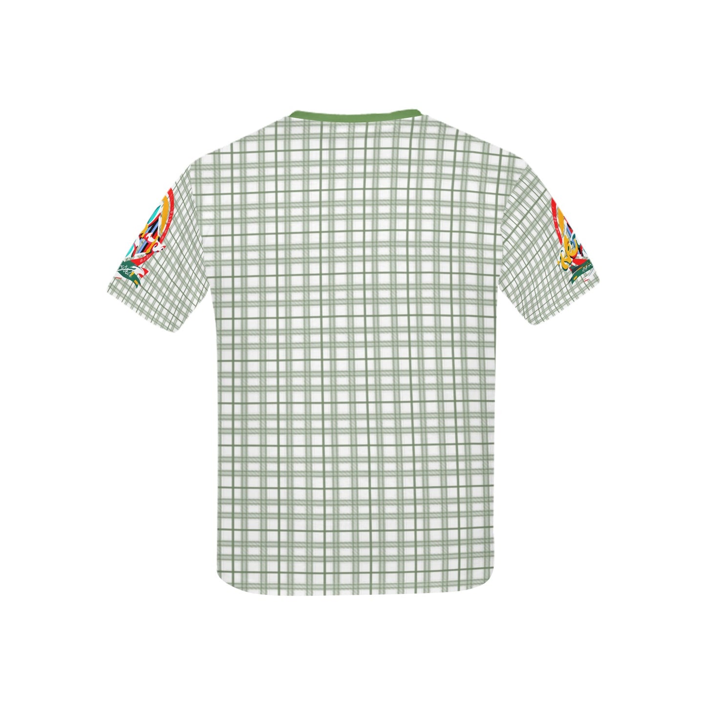 Retro Checkered Pattern and Logo Children's T-shirt -My Bright Side Clothing