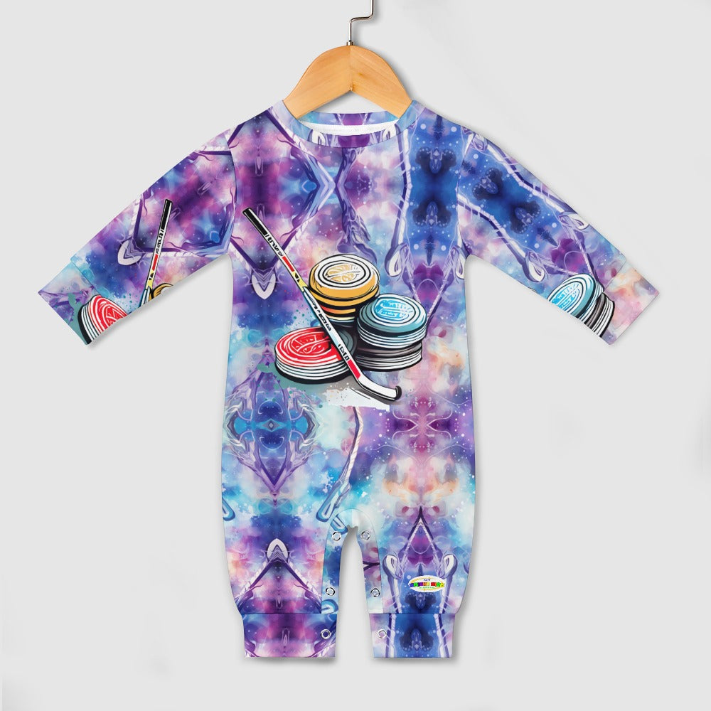 Hockey Theme Baby Romper-My Bright Side Clothing